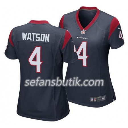 Houston Texans Tröjor DeShaun Watson 4 Nike Blå - Dame Houston Texans Tröjor DeShaun Watson 4 Nike Blå - Dame
